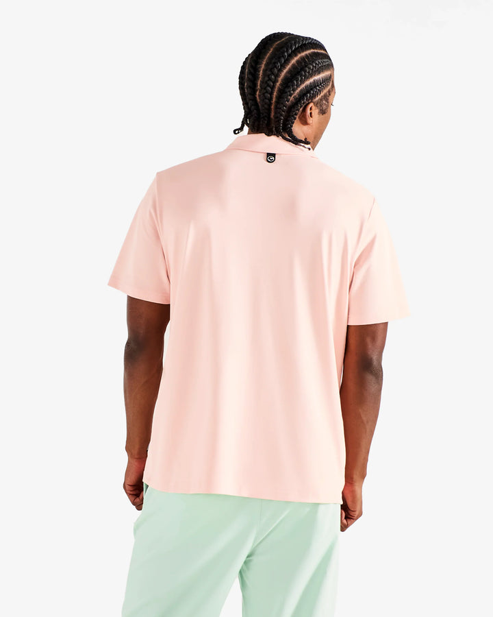 Malbon Men's Fairway Polo - Rosy Touch - Sun Diego Boardshop