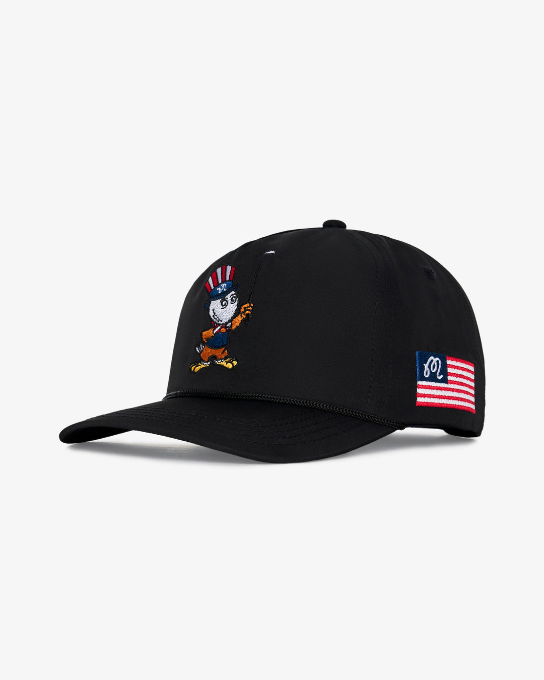 Malbon Eagle Buckets Nylon Rope Hat - Black - Sun Diego Boardshop