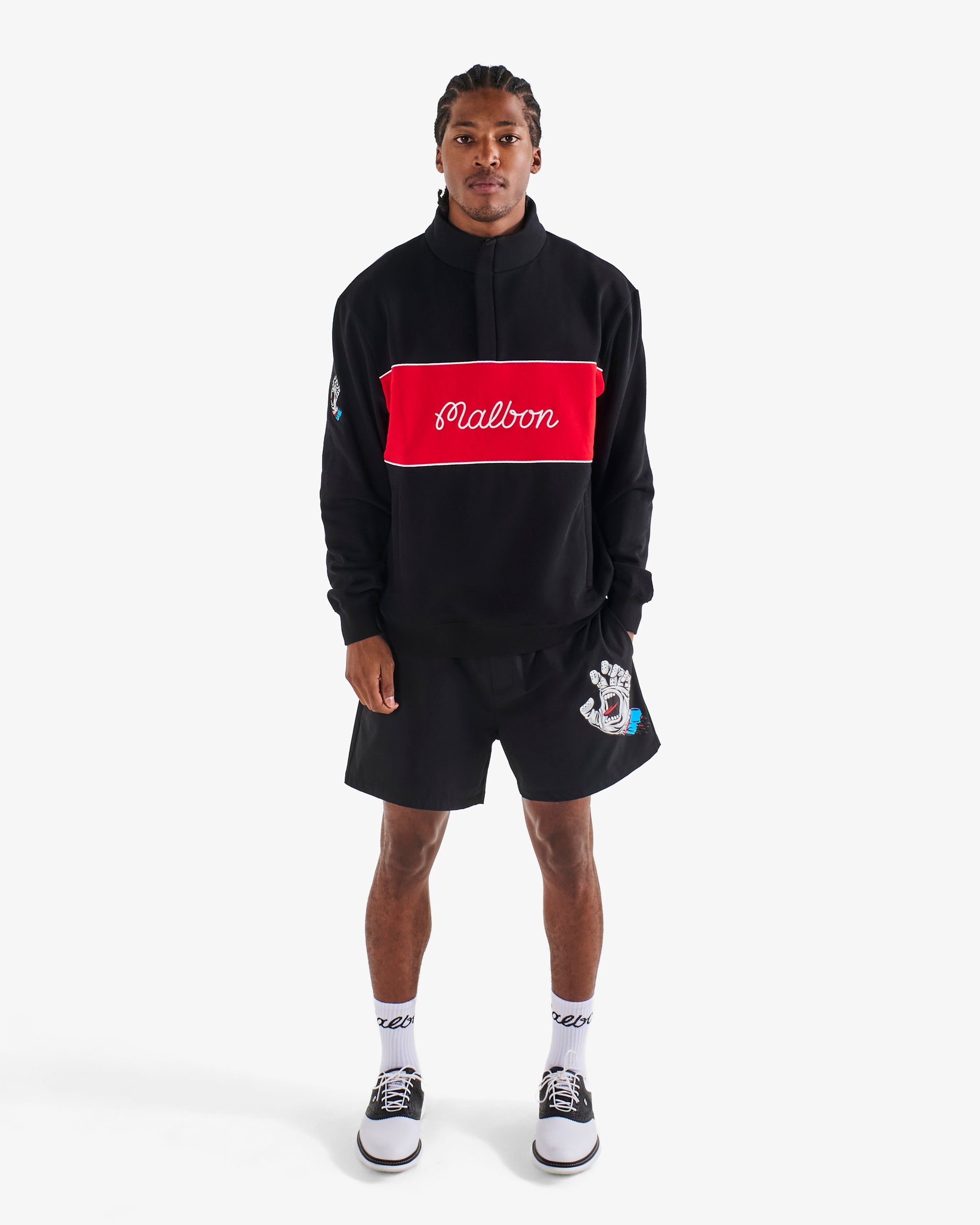 Malbon x Santa Cruz Sweatshirt - Black | Sun Diego Boardshops