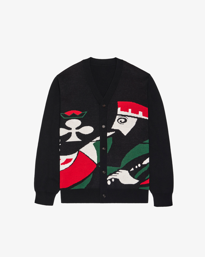 Malbon Kingston Cardigan - Black - Sun Diego Boardshop