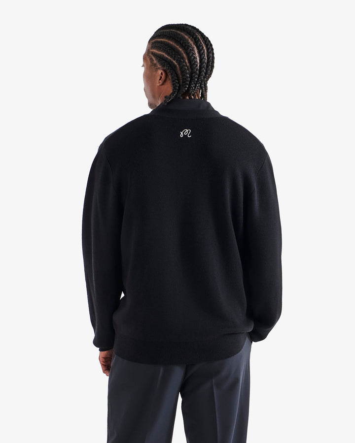 Malbon Kingston Cardigan - Black - Sun Diego Boardshop