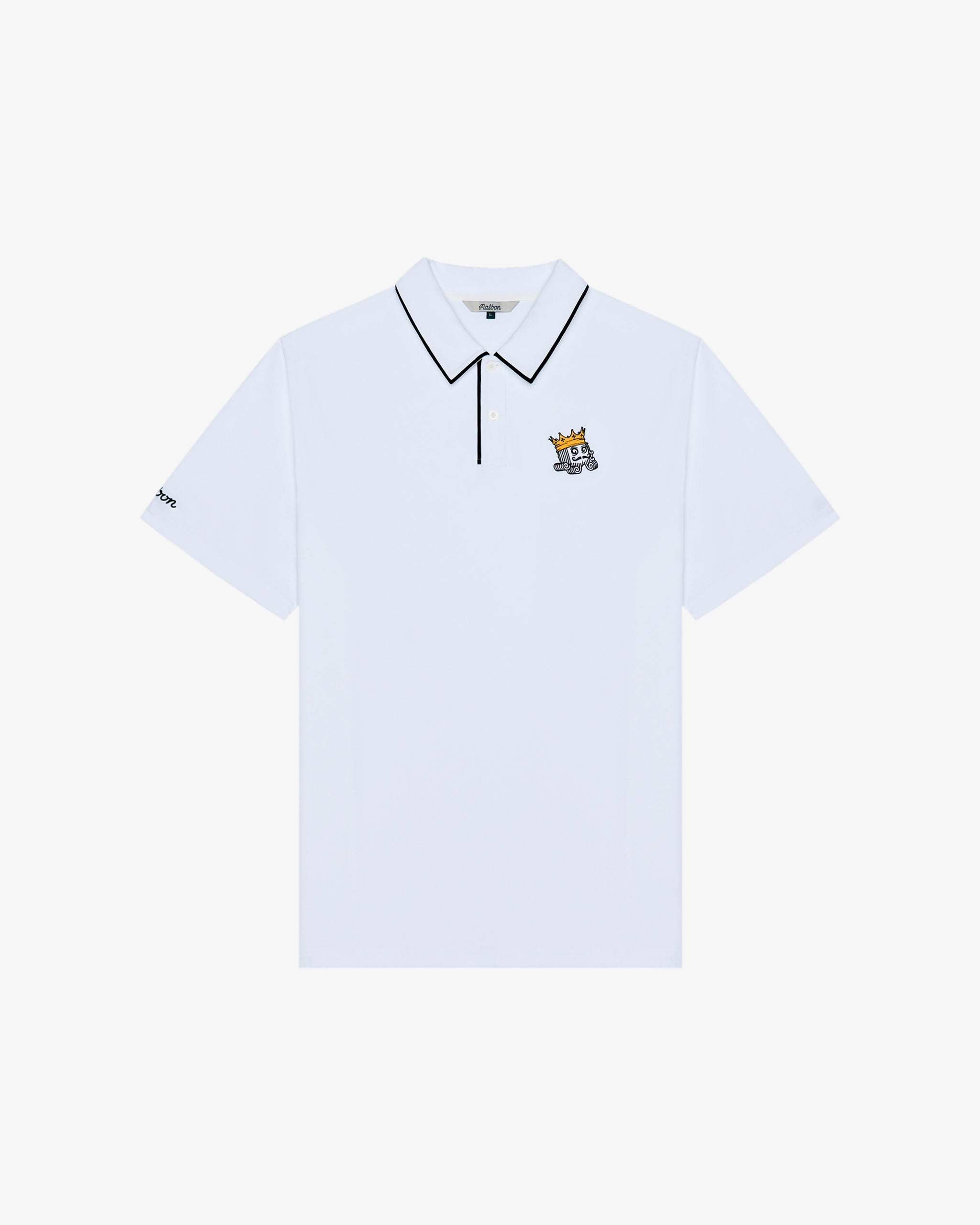 Malbon Fairway Monarch Polo - White | Sun Diego Boardshops