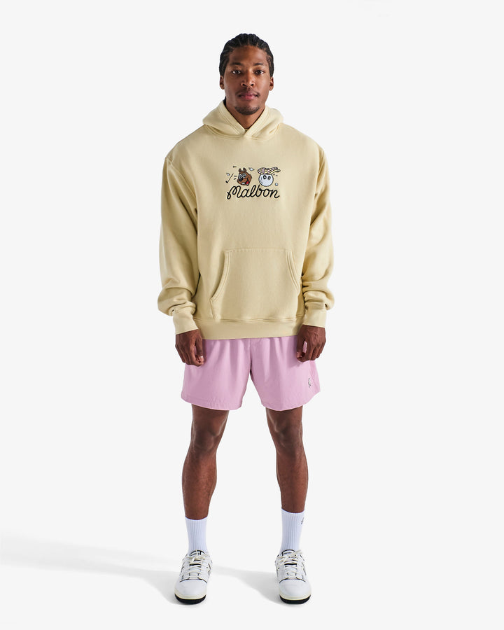 Malbon Two Man Scramble Hoodie - Light Khaki - Sun Diego Boardshop
