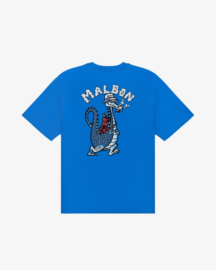 Malbon Bermuda Dragon Tee - Blue