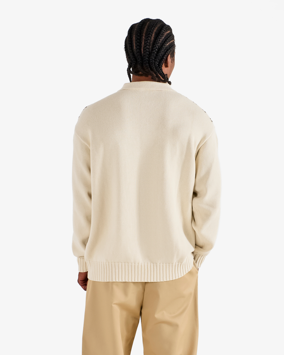 Malbon Links Polo Sweater - Beige