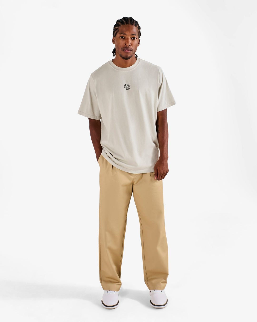 Malbon Bermuda Hi-Power Shot Tee - Ivory - Sun Diego Boardshop