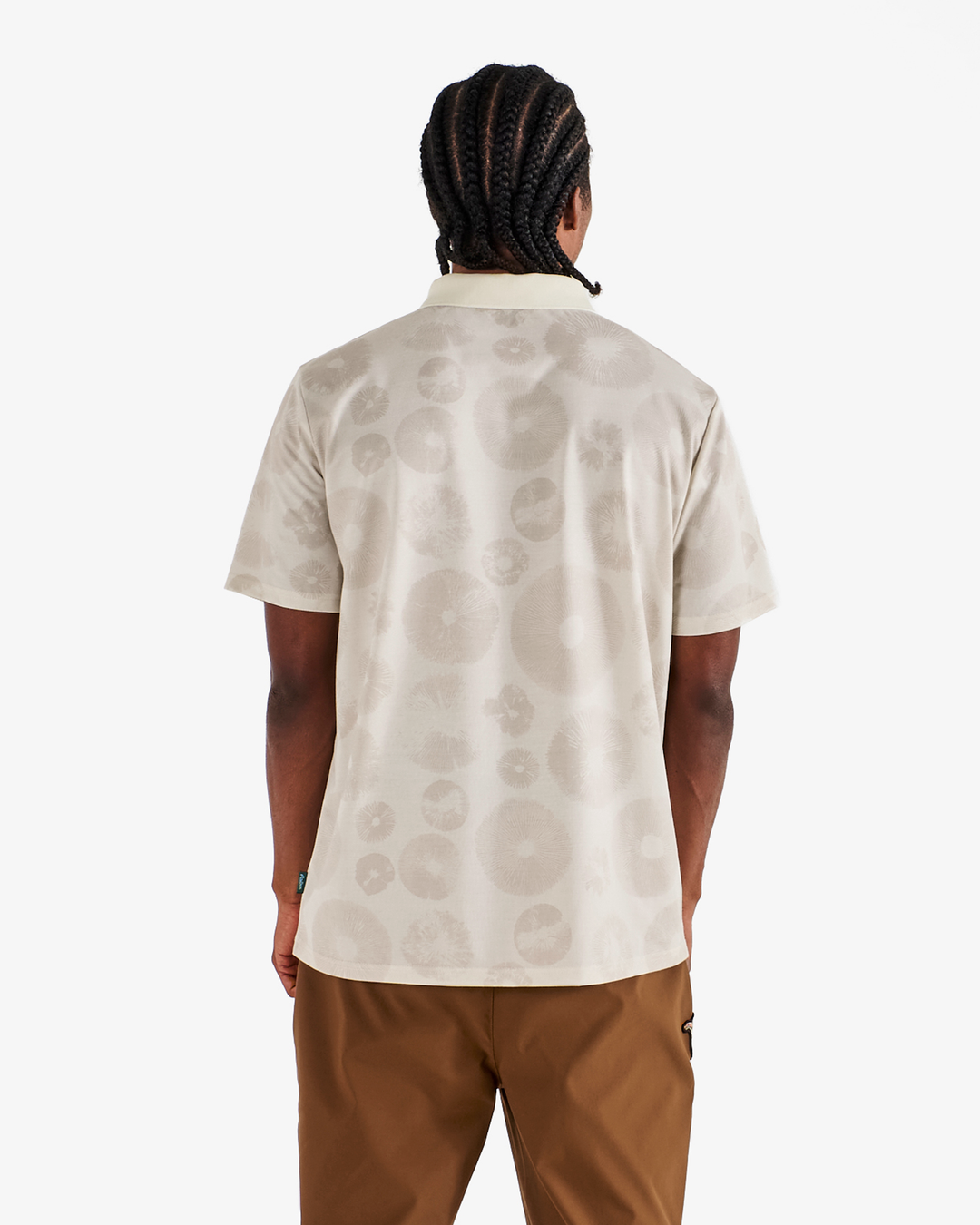 Malbon Fairway Foraging Polo - Ivory - Sun Diego Boardshop