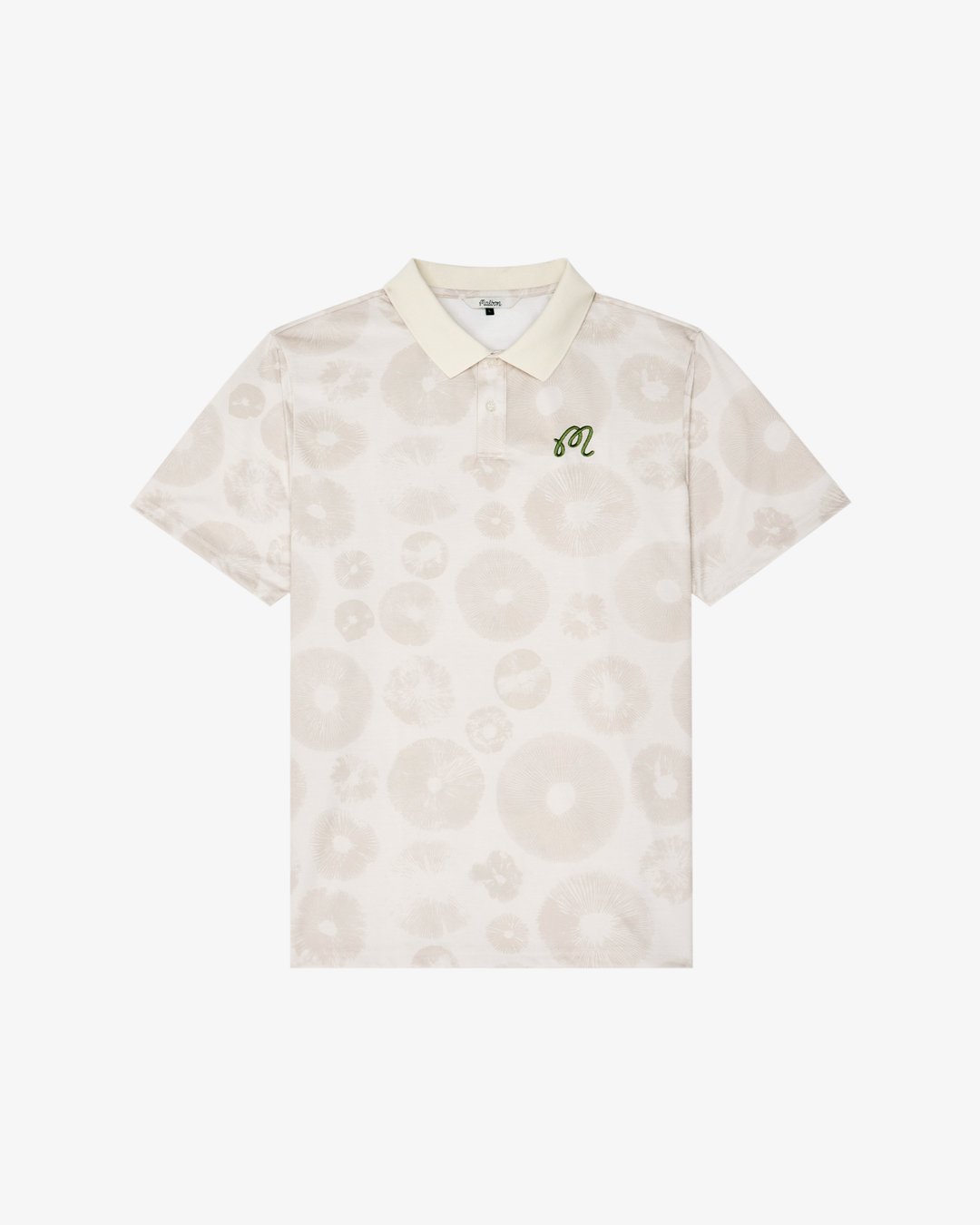 Malbon Fairway Foraging Polo - Ivory - Sun Diego Boardshop