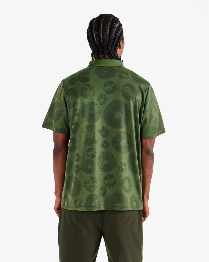 Malbon Fairway Foraging Polo - Olivine - Sun Diego Boardshop