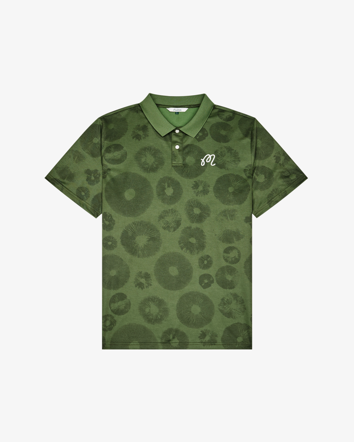 Malbon Fairway Foraging Polo - Olivine - Sun Diego Boardshop