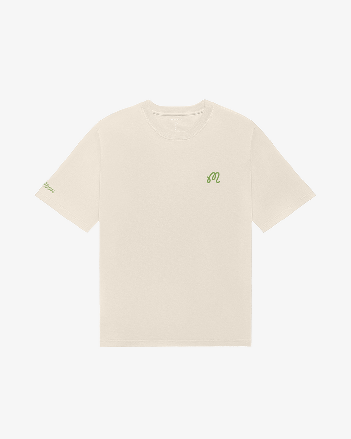 Malbon Bermuda Foraging Tee - Ivory