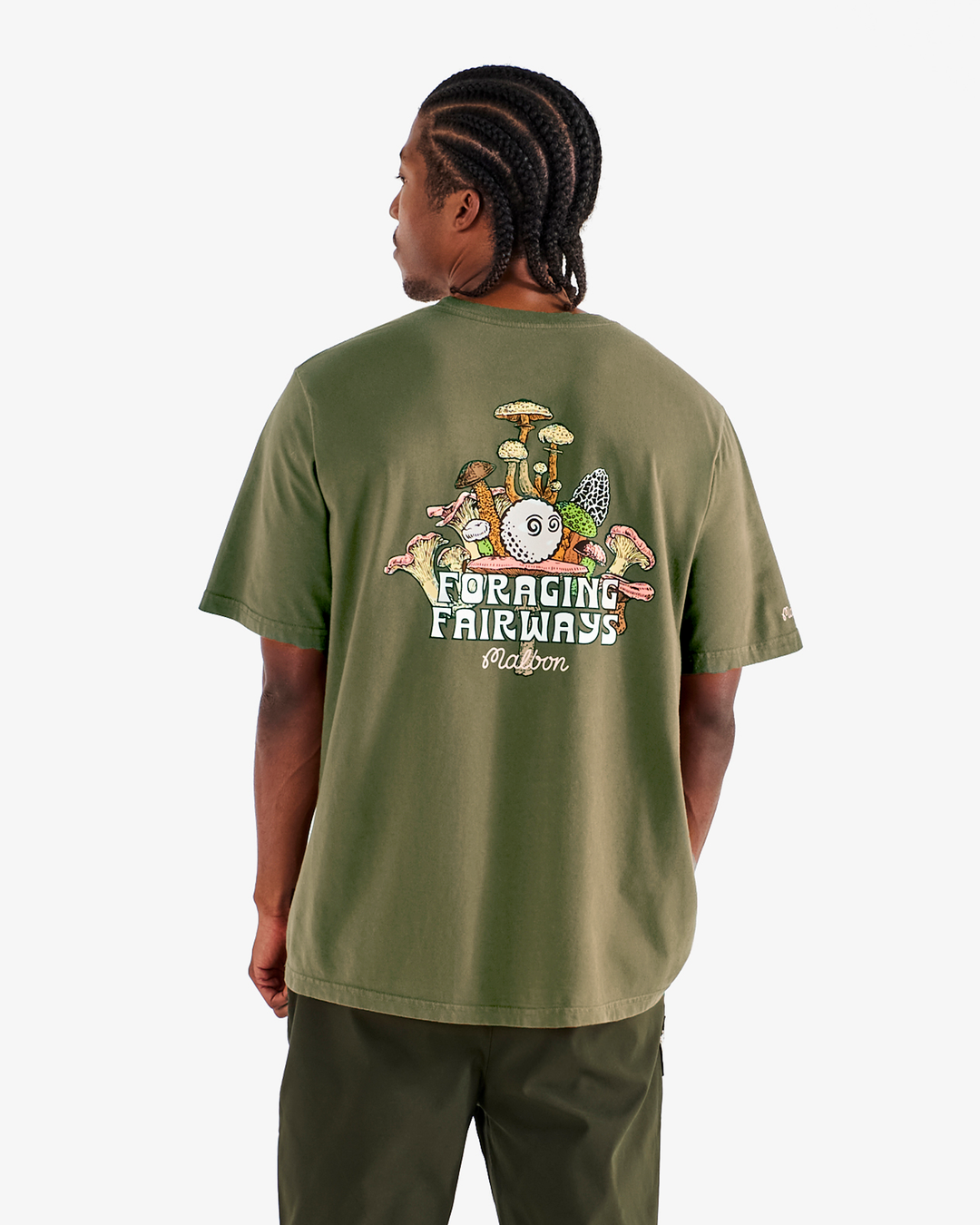 Malbon Bermuda Foraging Tee - Olivine