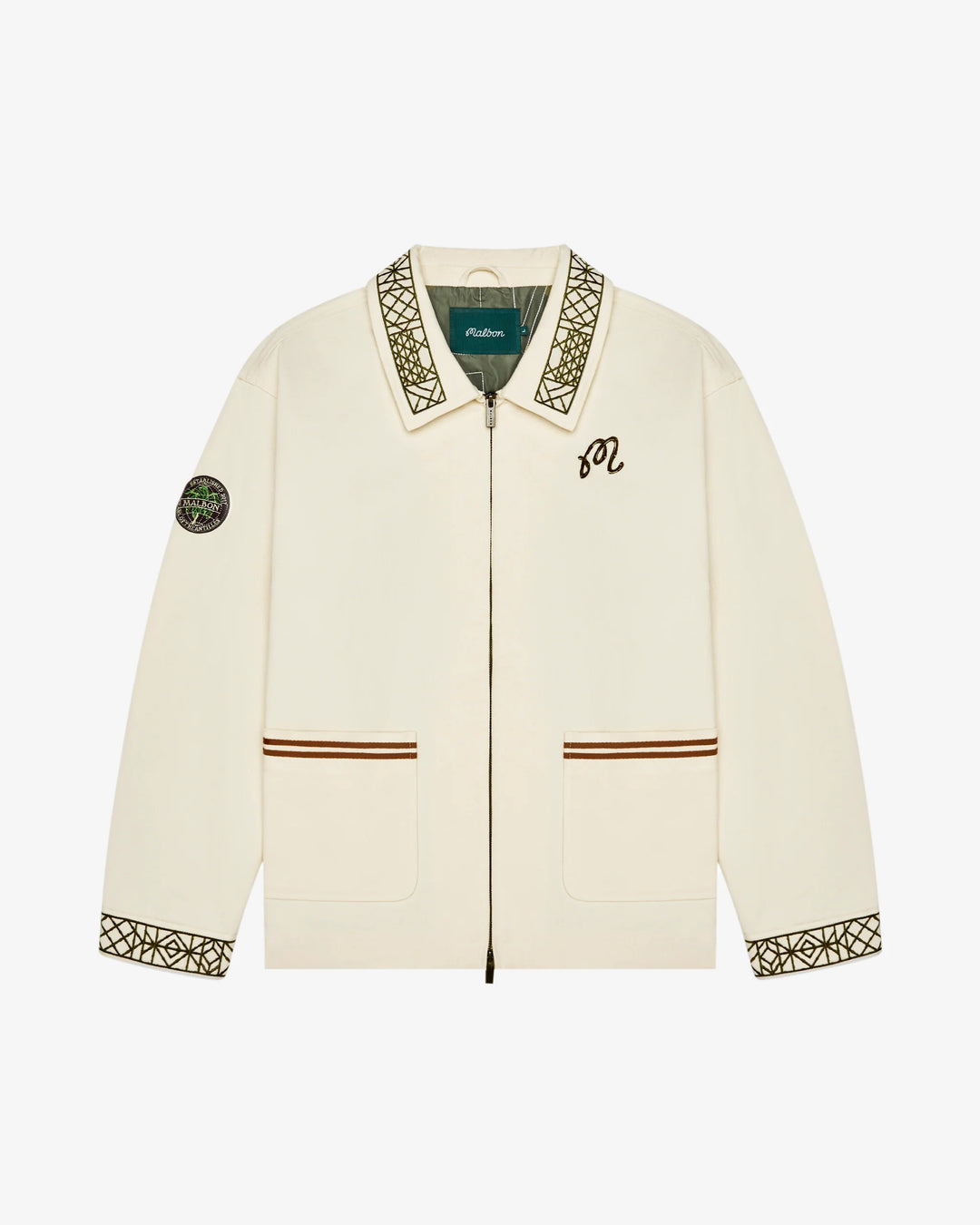 Malbon Men's Harvest Jacket - Cream - Sun Diego Boardshop