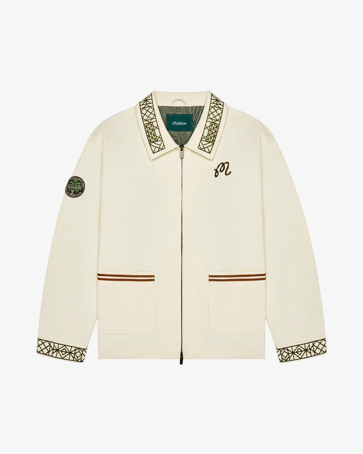 Malbon Men's Harvest Jacket - Cream - Sun Diego Boardshop
