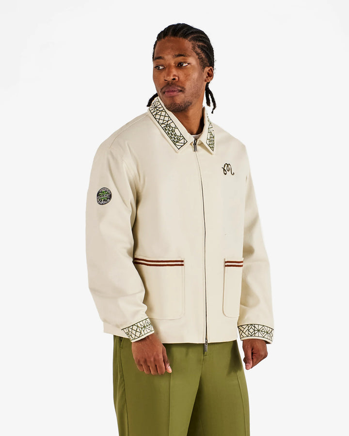 Malbon Men's Harvest Jacket - Cream - Sun Diego Boardshop