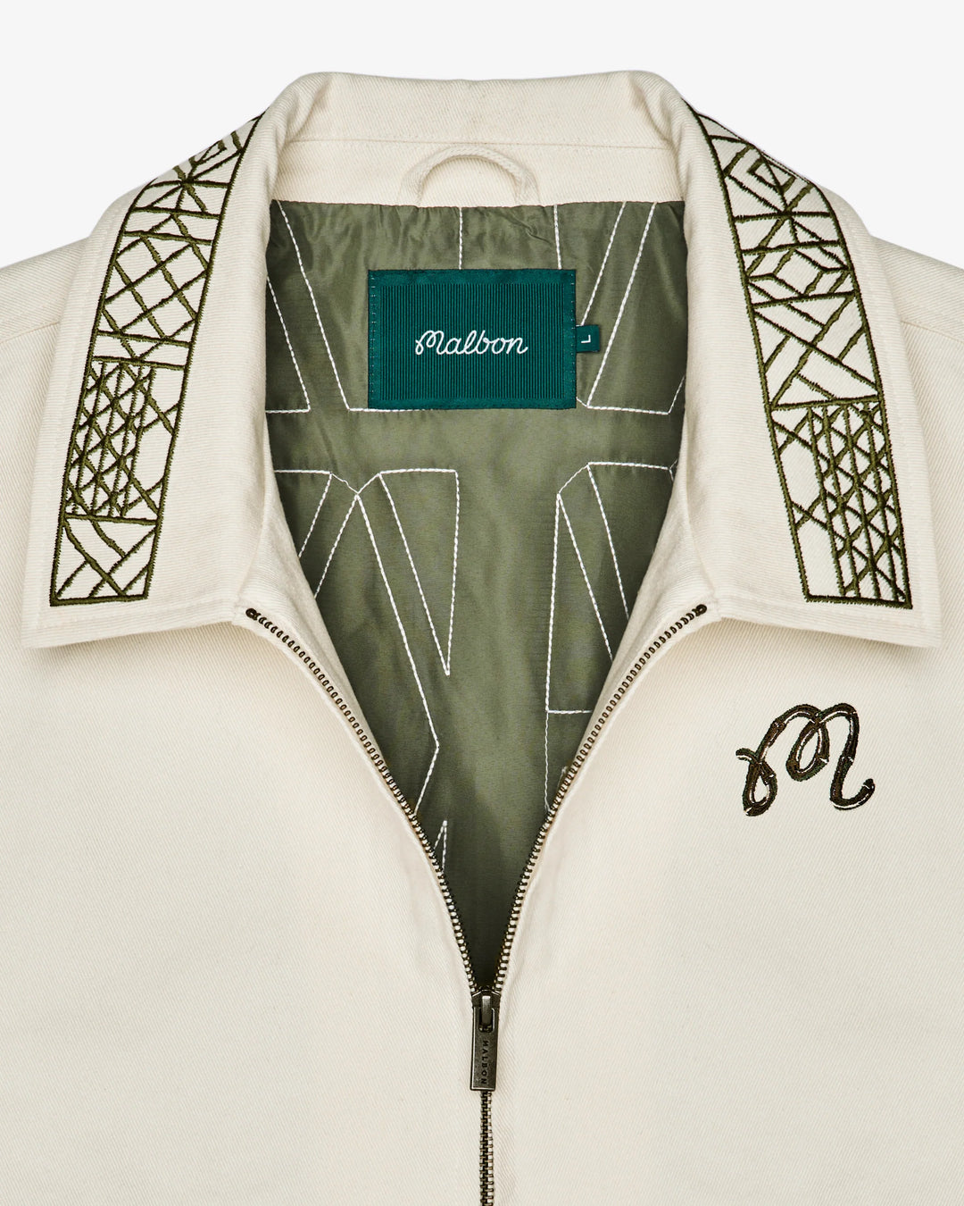 Malbon Men's Harvest Jacket - Cream - Sun Diego Boardshop