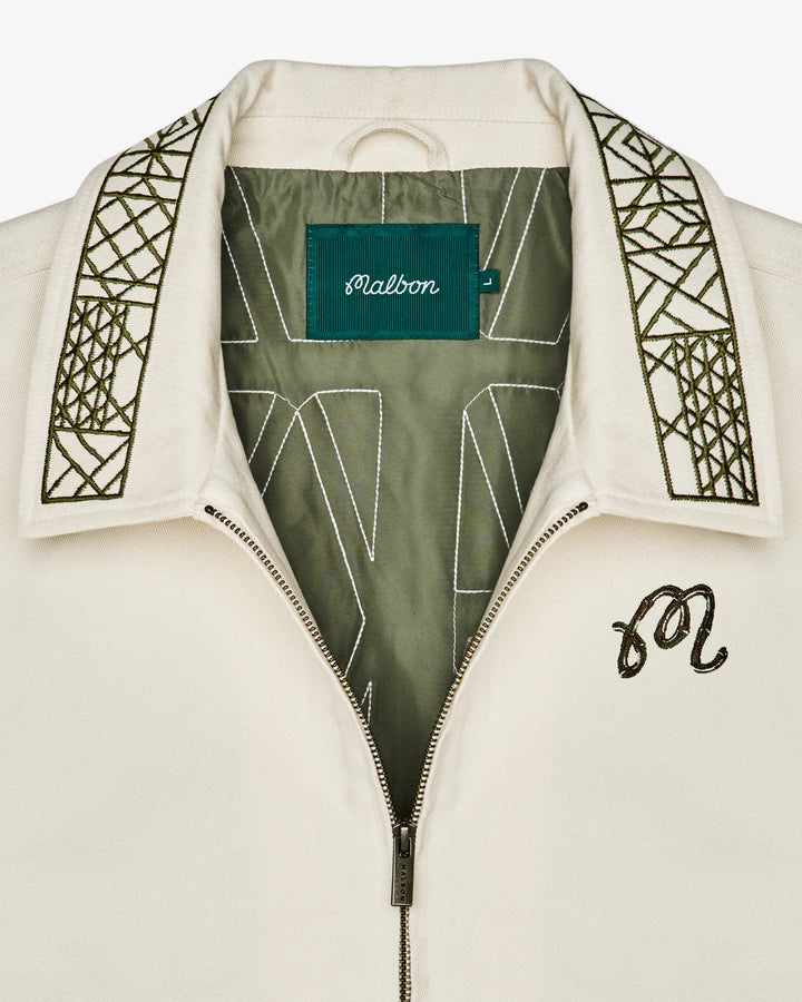 Malbon Men's Harvest Jacket - Cream - Sun Diego Boardshop