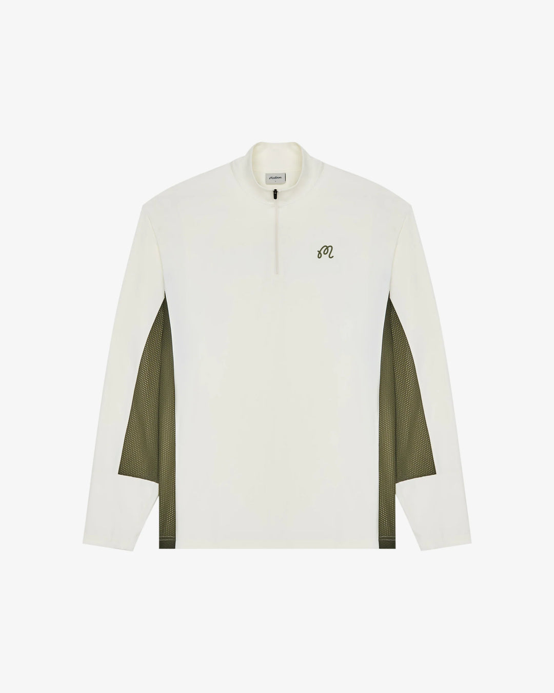 Malbon Santiago Mid Layer - Cream/Olivine - Sun Diego Boardshop