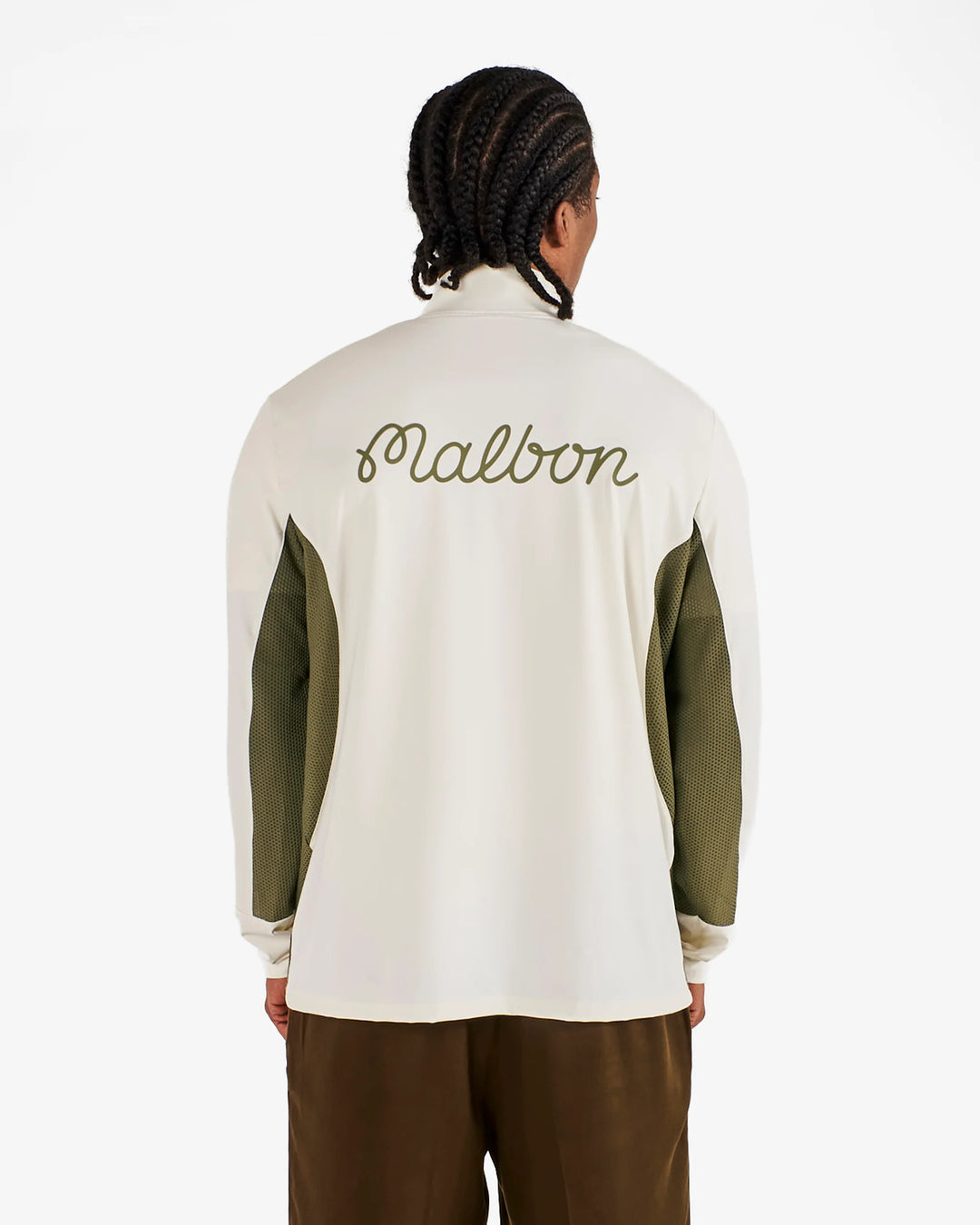 Malbon Santiago Mid Layer - Cream/Olivine - Sun Diego Boardshop