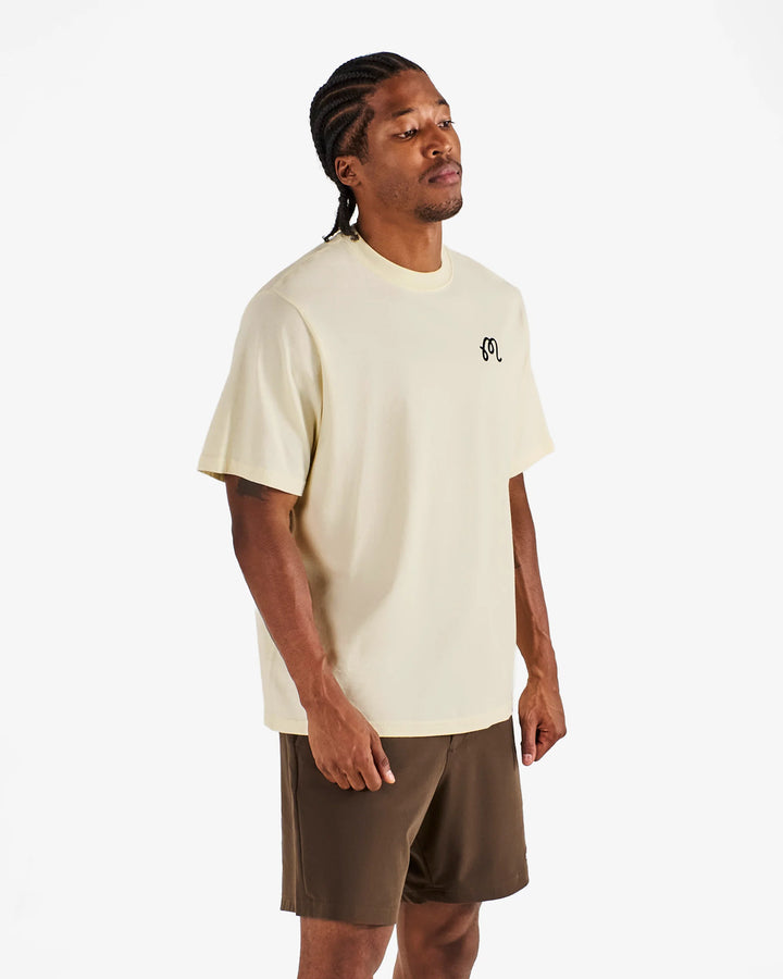 Malbon Men's Bermuda Origin Tee - Cream - Sun Diego Boardshop