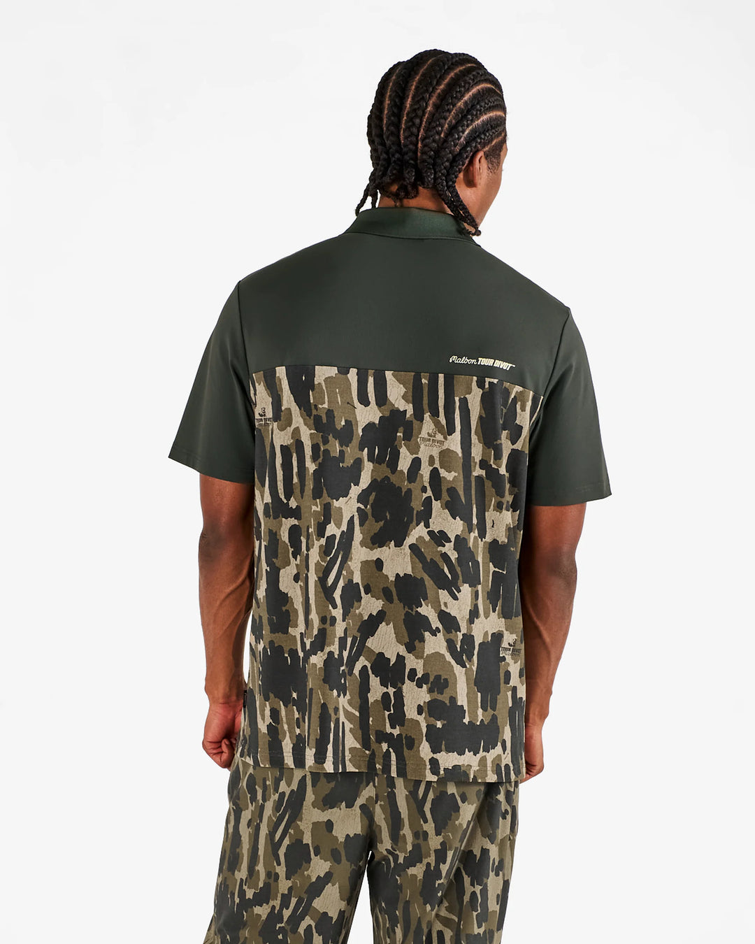 Malbon Tour Divot Camo Polo - Bark Camo - Sun Diego Boardshop