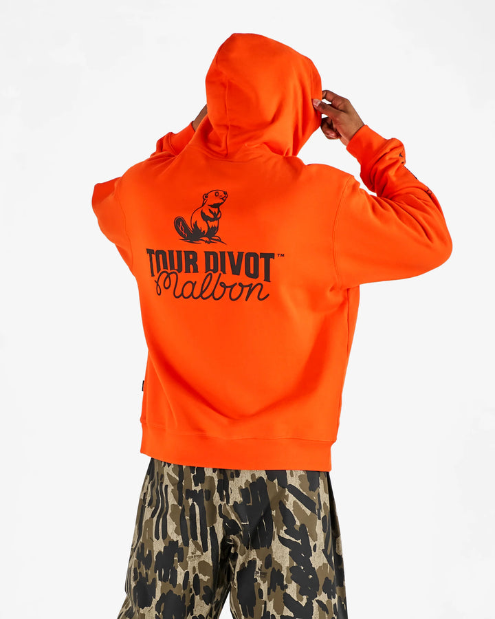 Malbon Fesque Tour Divot Camo Hoodie - Flame/Bark Camo - Sun Diego Boardshop