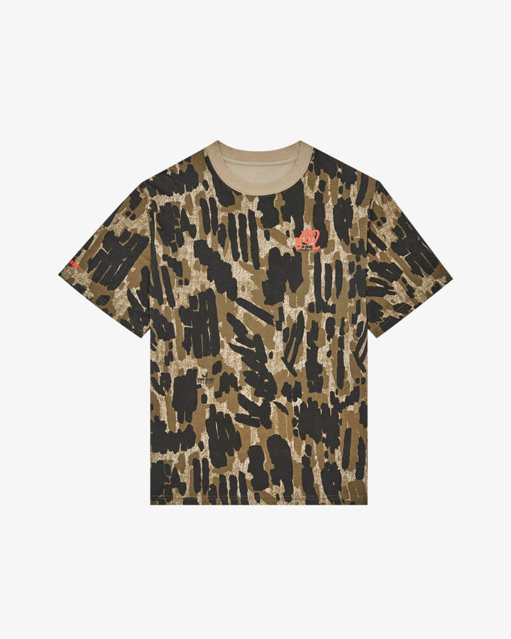 Malbon Bermuda Tee Tour Divot Camo - Bark Camo - Sun Diego Boardshop