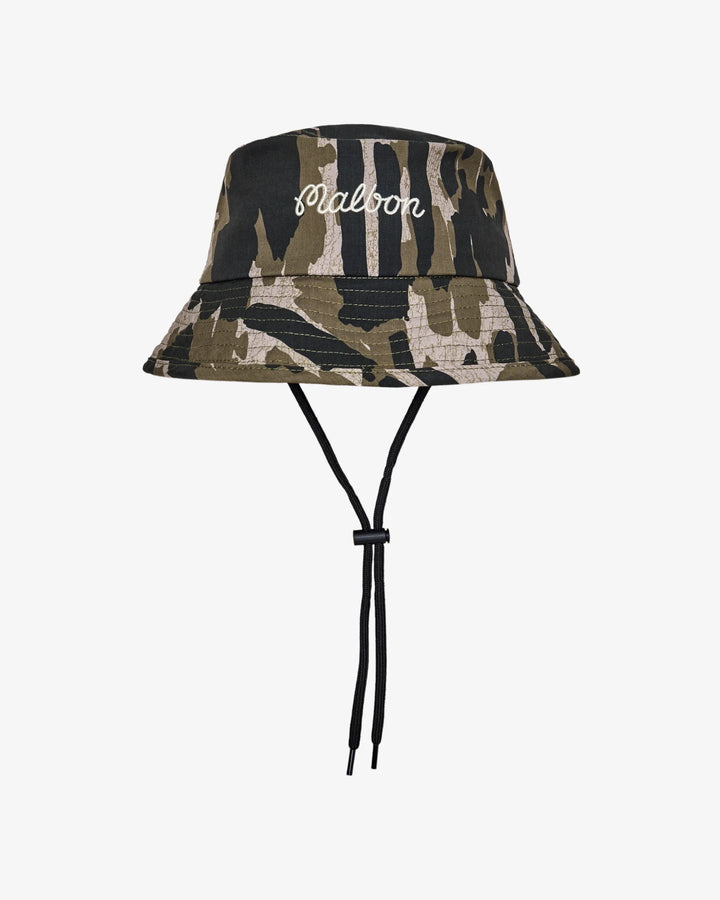 Malbon Tour Divot Camo Bucket Hat - Bark Camo - Sun Diego Boardshop