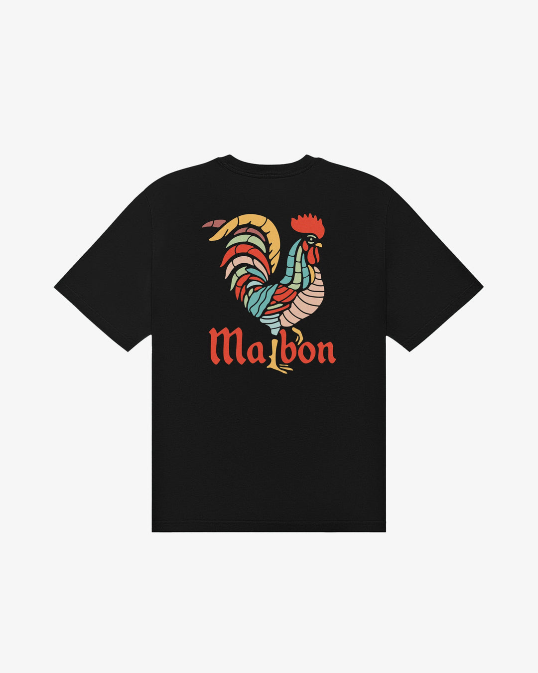 Malbon Men's Bermuda Rooster Tee - Black - Sun Diego Boardshop