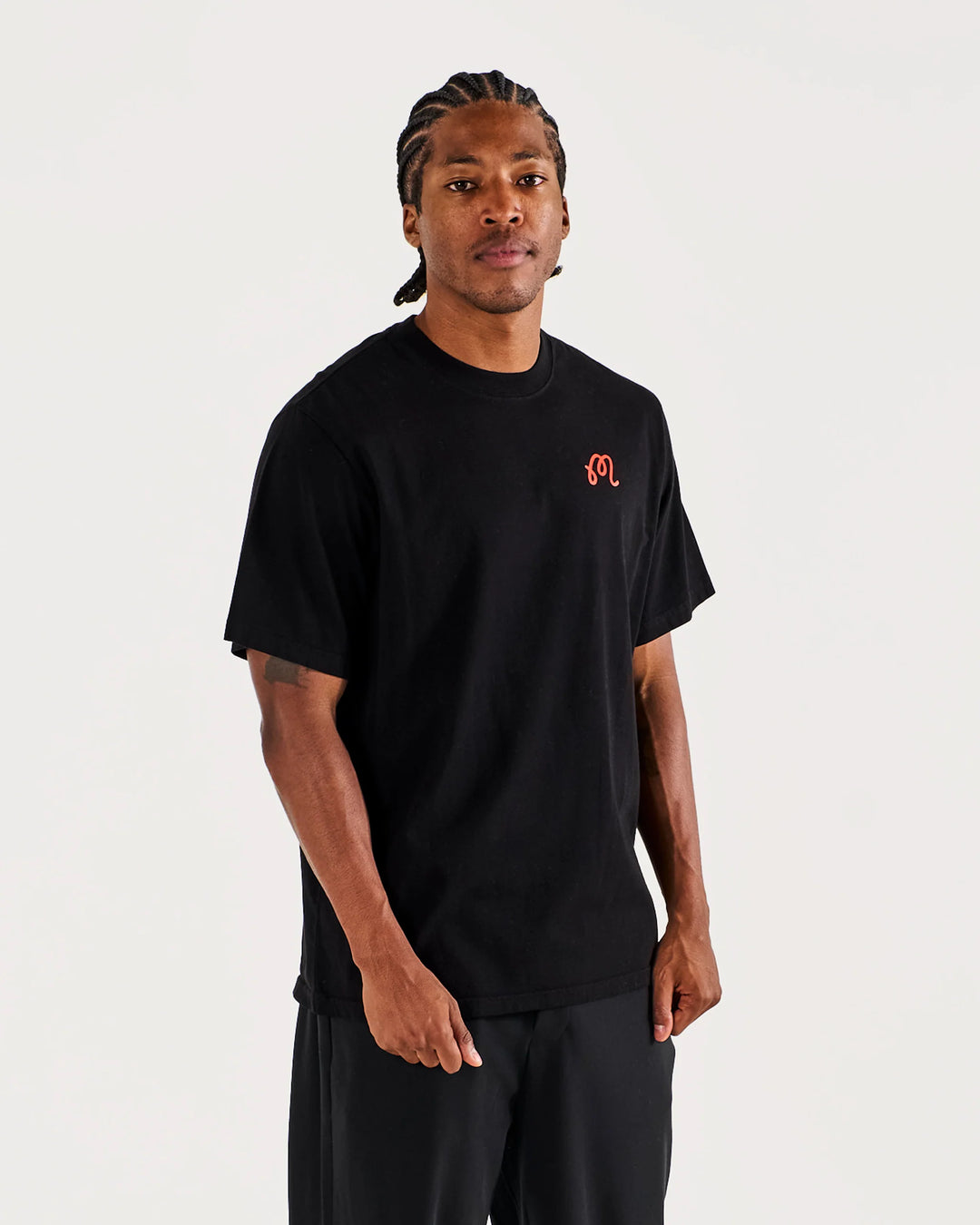 Malbon Men's Bermuda Rooster Tee - Black - Sun Diego Boardshop