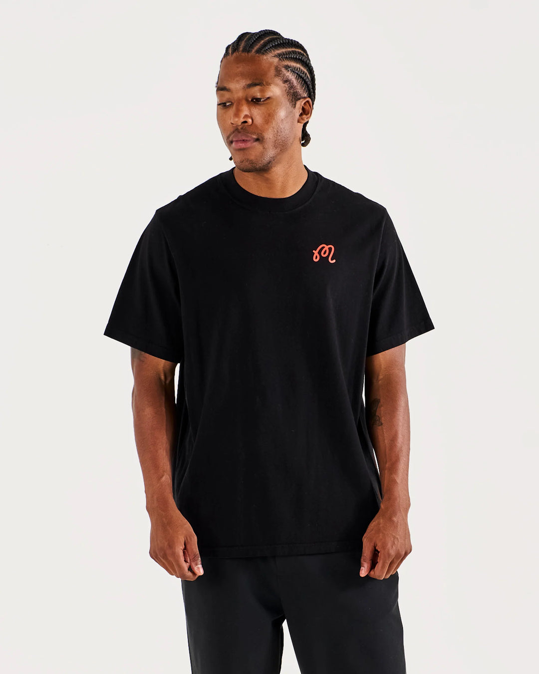 Malbon Men's Bermuda Rooster Tee - Black - Sun Diego Boardshop