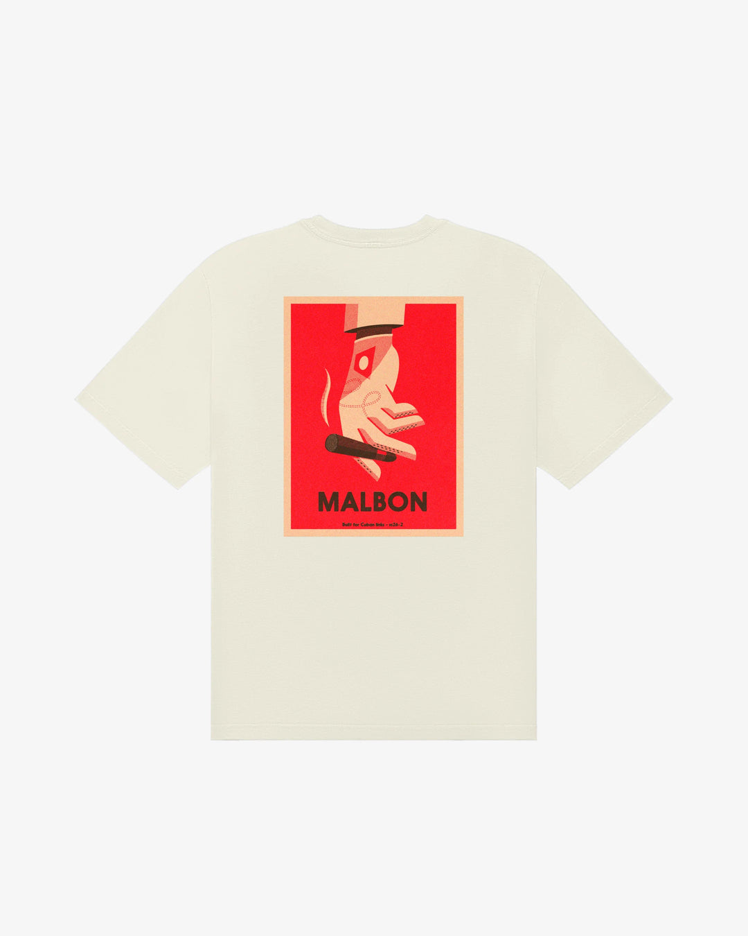 Malbon Men's Bermuda Cigar Tee - Cream - Sun Diego Boardshop