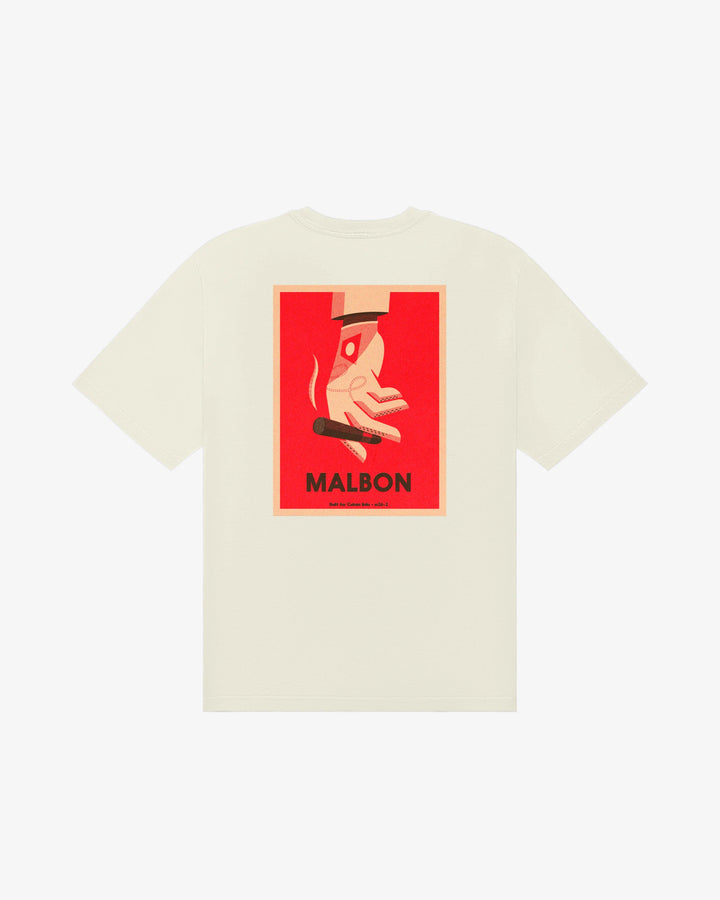 Malbon Men's Bermuda Cigar Tee - Cream - Sun Diego Boardshop