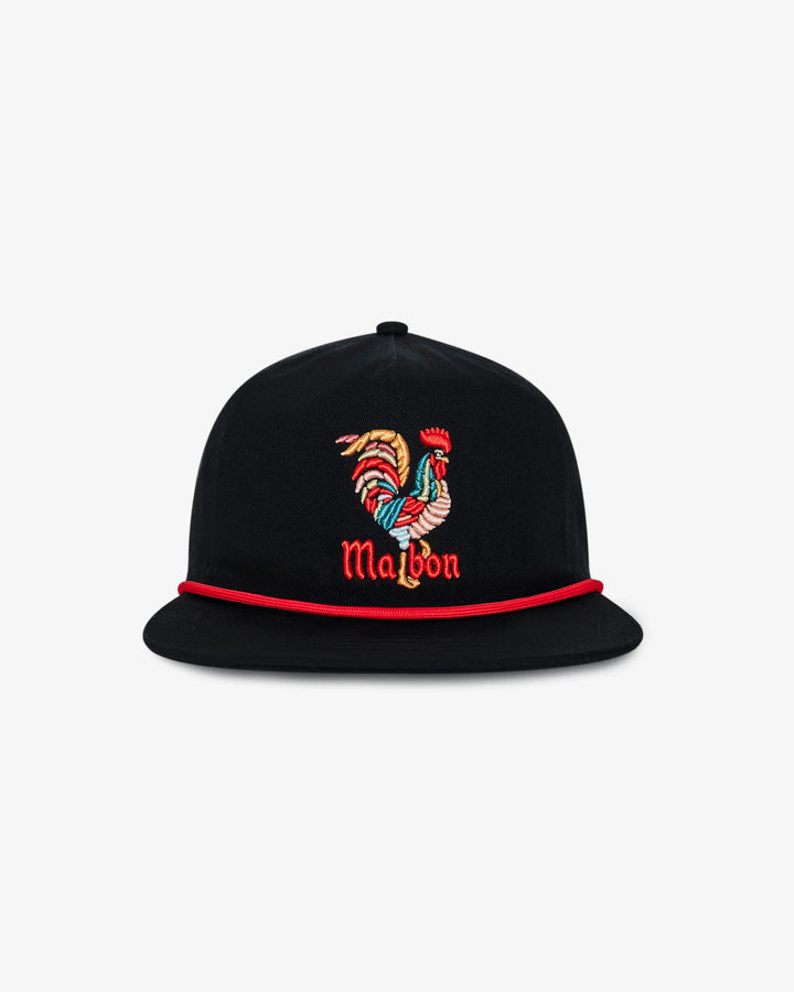 Malbon Men's Rooster Snapback - Black - Sun Diego Boardshop