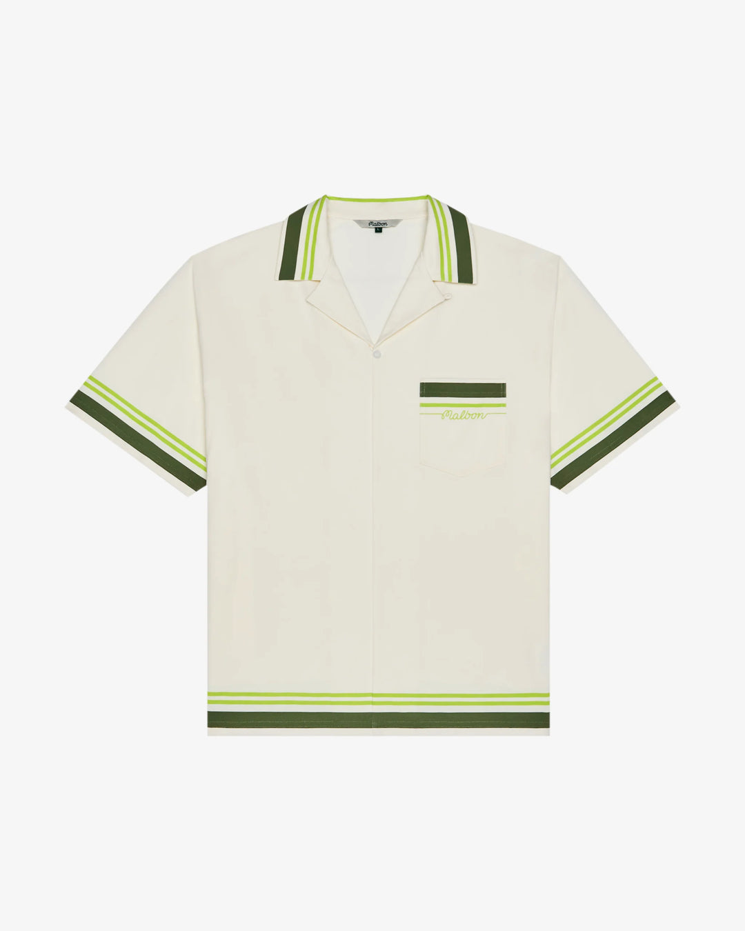 Malbon Men's Ventura Camp Shirt - Cream - Sun Diego Boardshop
