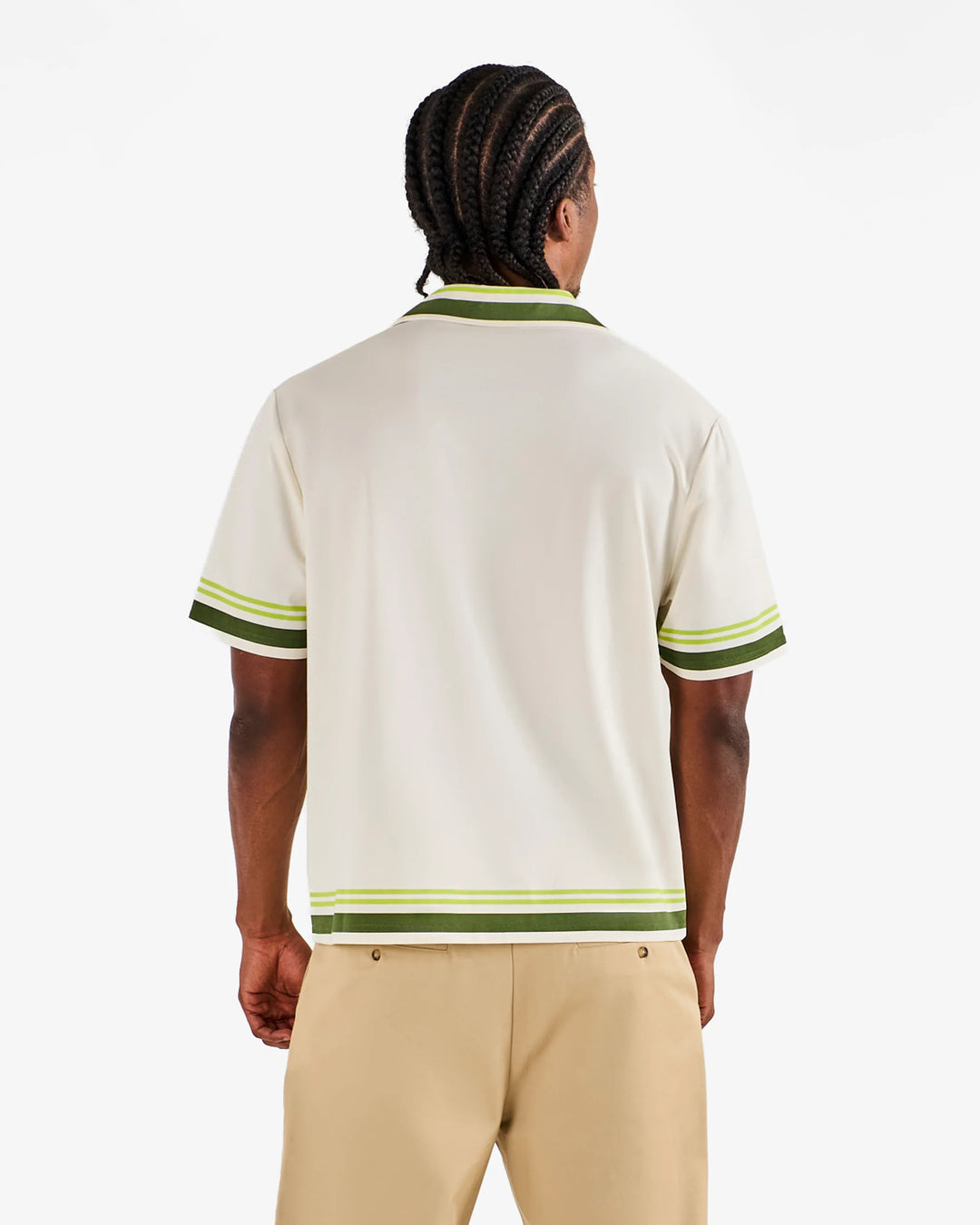 Malbon Men's Ventura Camp Shirt - Cream - Sun Diego Boardshop