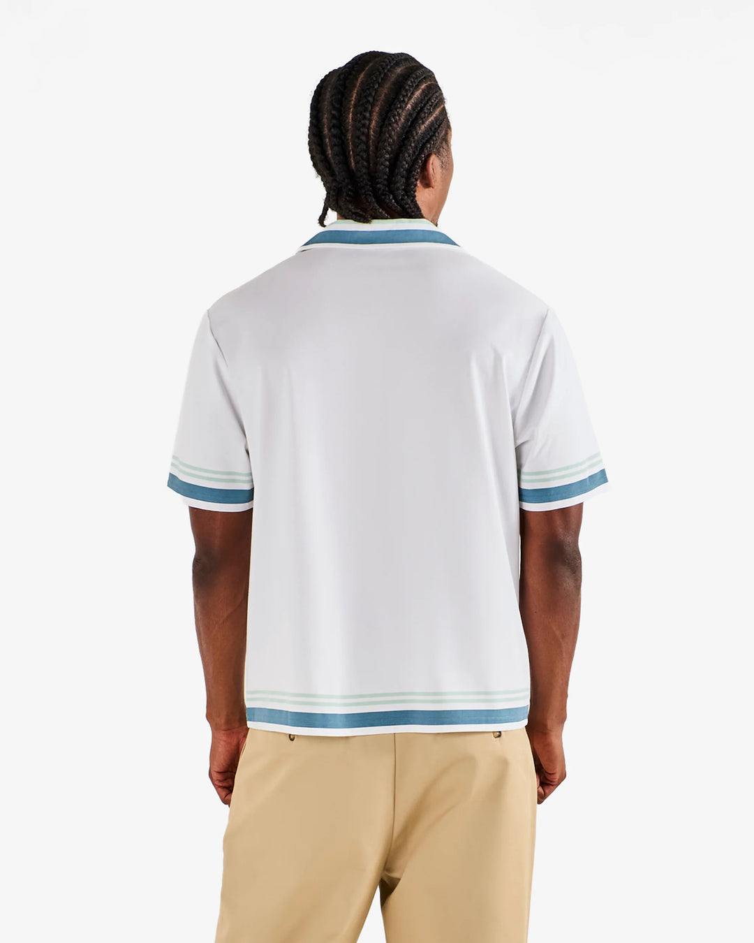 Malbon Men's Ventura Camp Shirt - White - Sun Diego Boardshop