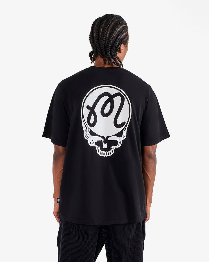Malbon Grateful Dead Bermuda Tee - Black - Sun Diego Boardshop