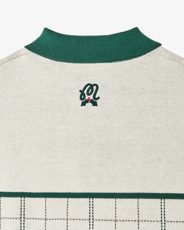 Malbon Bennett Plaid Sweater - Heather Ivory - Sun Diego Boardshop