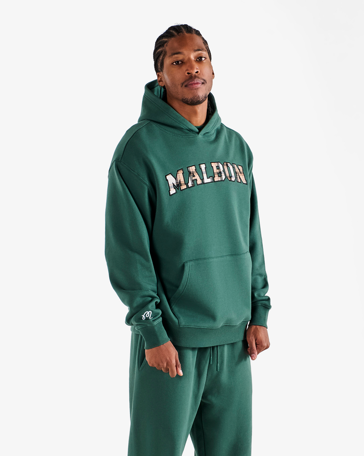 Malbon Fesque Preston Hoodie - Hunter Green - Sun Diego Boardshop