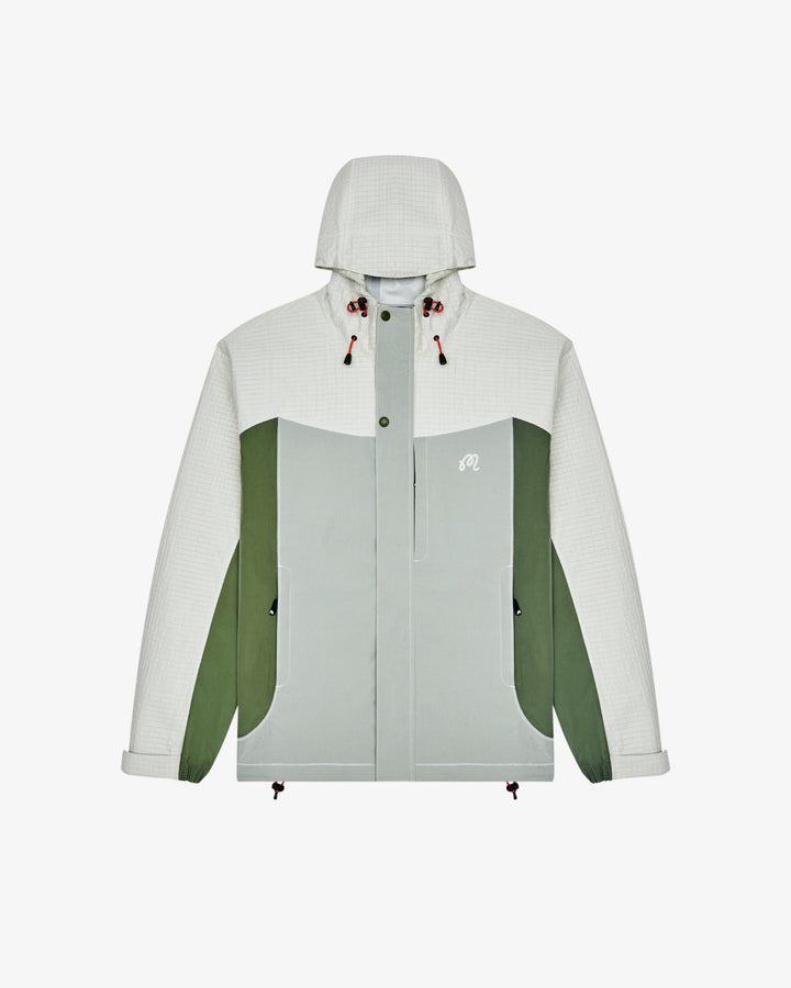Malbon Torrey Pines Rain Jacket - Silver Green/ Moss - Sun Diego Boardshop