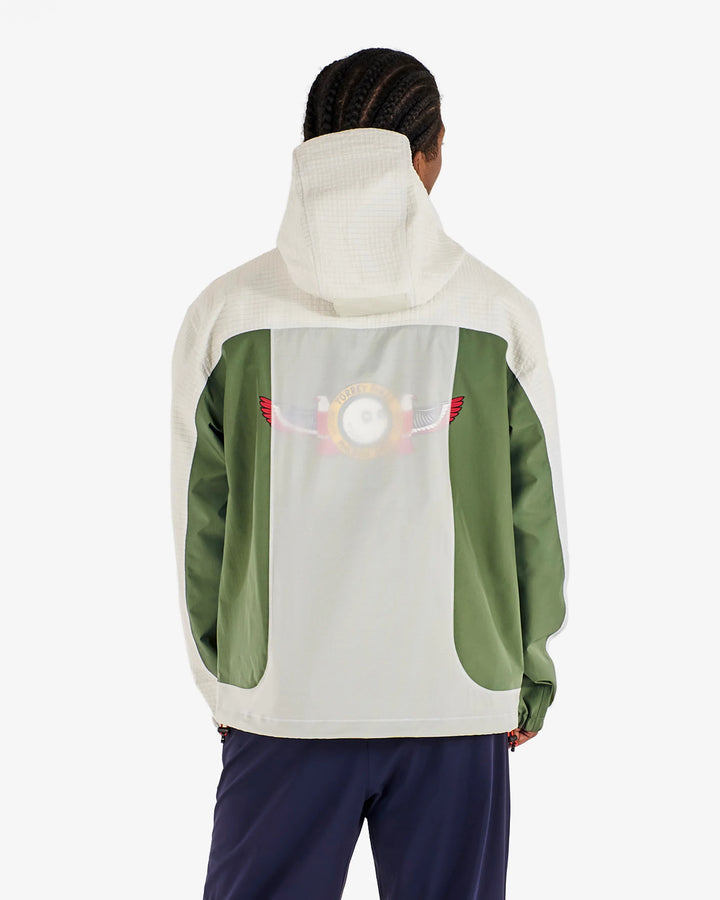 Malbon Torrey Pines Rain Jacket - Silver Green/ Moss - Sun Diego Boardshop