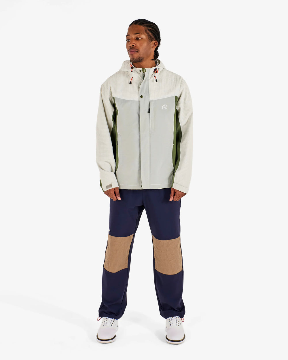Malbon Torrey Pines Rain Jacket - Silver Green/ Moss - Sun Diego Boardshop