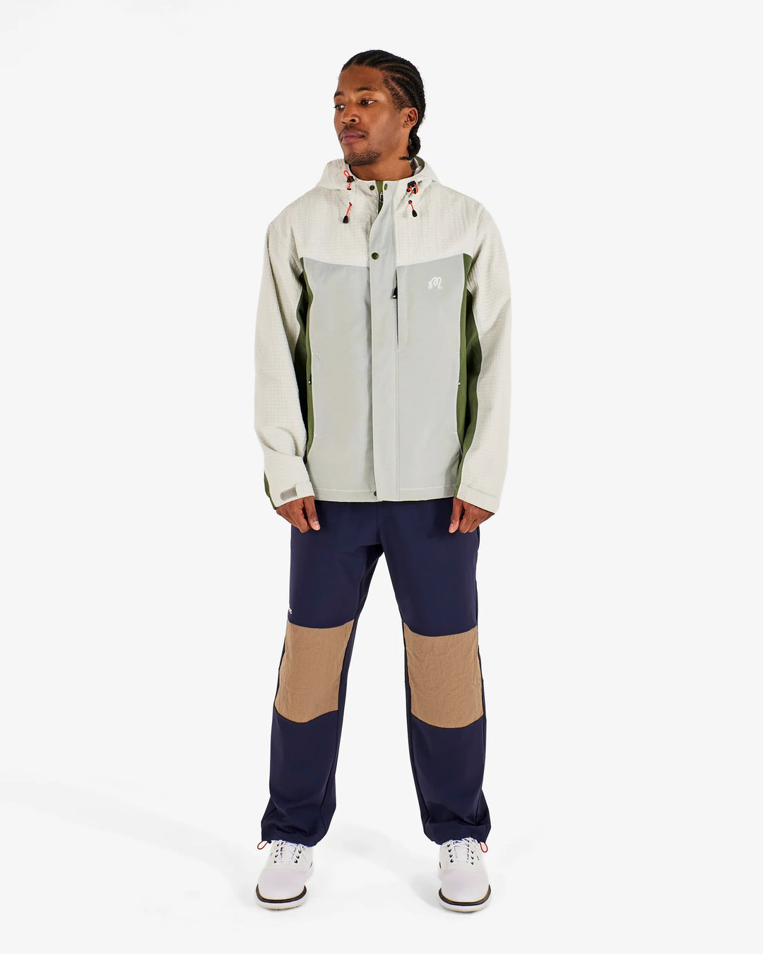 Malbon Torrey Pines Rain Jacket - Silver Green/ Moss - Sun Diego Boardshop