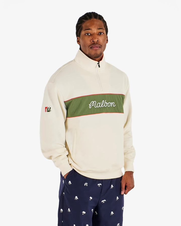 Malbon Torrey Pines Sweatshirt - Egret - Sun Diego Boardshop