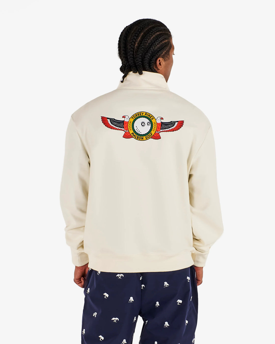 Malbon Torrey Pines Sweatshirt - Egret - Sun Diego Boardshop