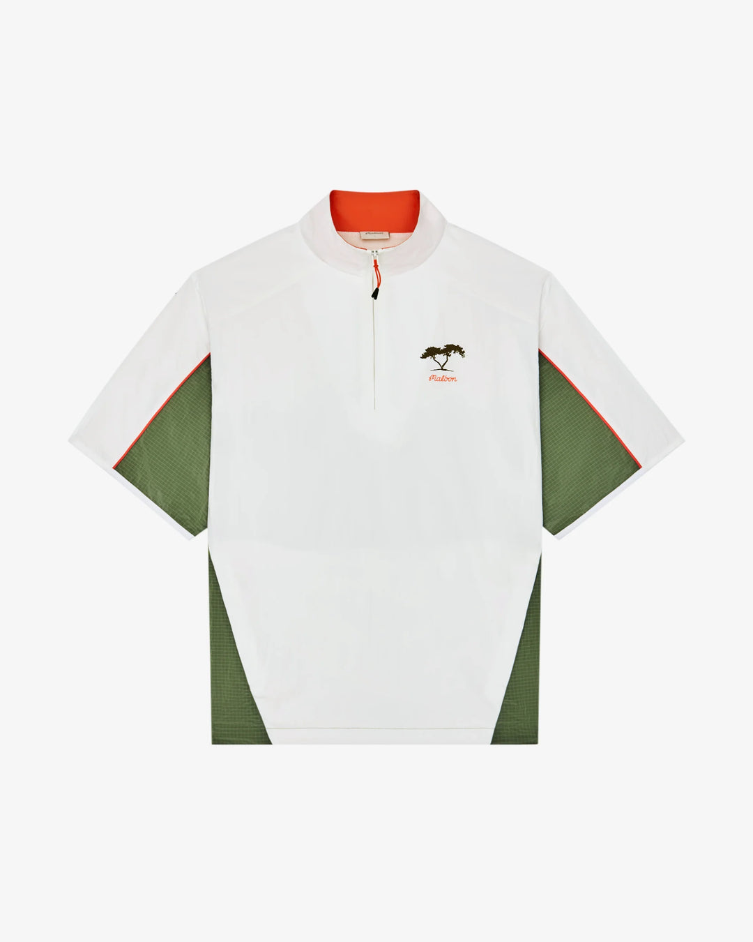 Malbon Torrey Pines Windshirt - Egret/ Moss - Sun Diego Boardshop