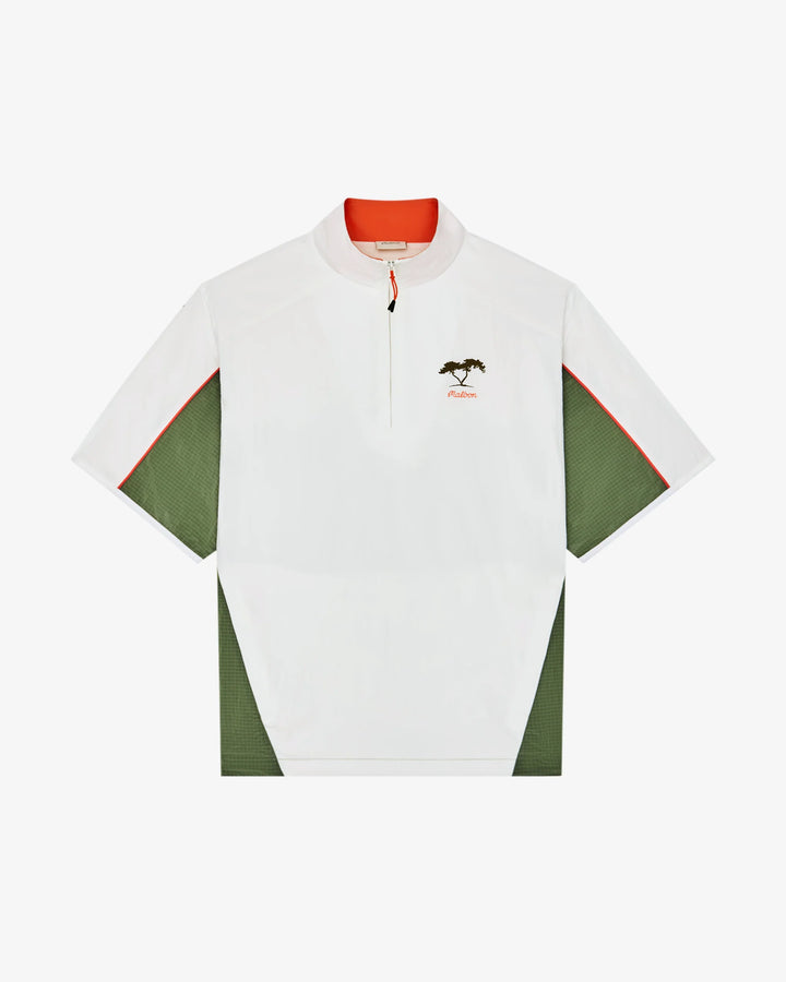 Malbon Torrey Pines Windshirt - Egret/ Moss - Sun Diego Boardshop