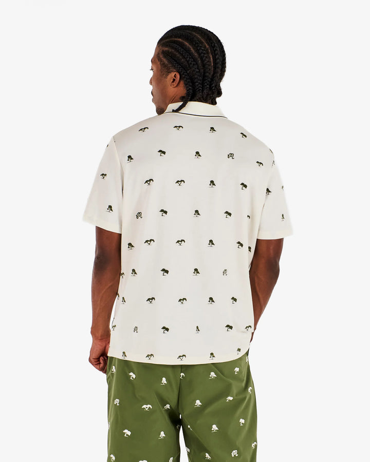 Malbon Torrey Pines Polo - Egret - Sun Diego Boardshop