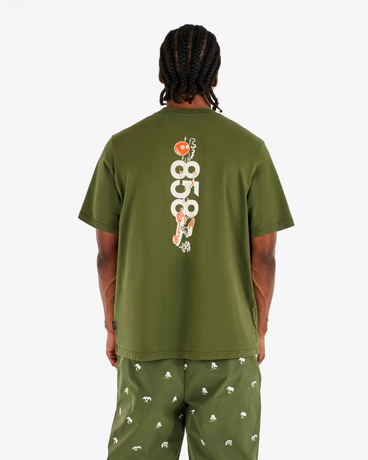 Malbon Torrey Pines Bermuda 858 Tee - Moss - Sun Diego Boardshop